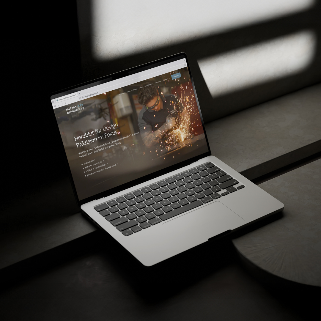 metall + handwerk ag – Webauftritt für eine Metallbaufirma | Projekt der Webagentur aus Thun & Bern