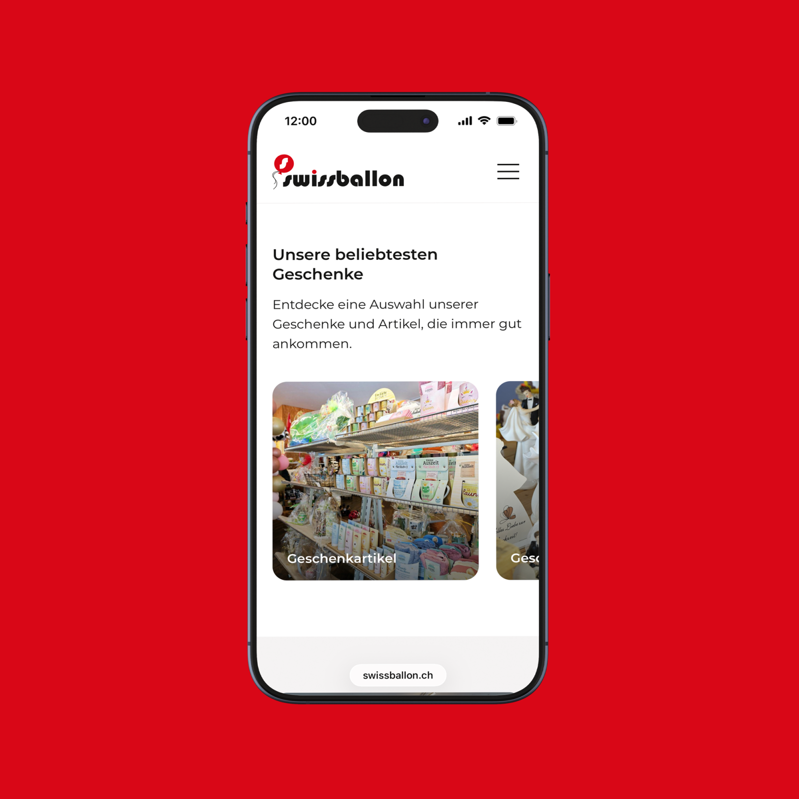 Redesign für kreative Geschenkideen
