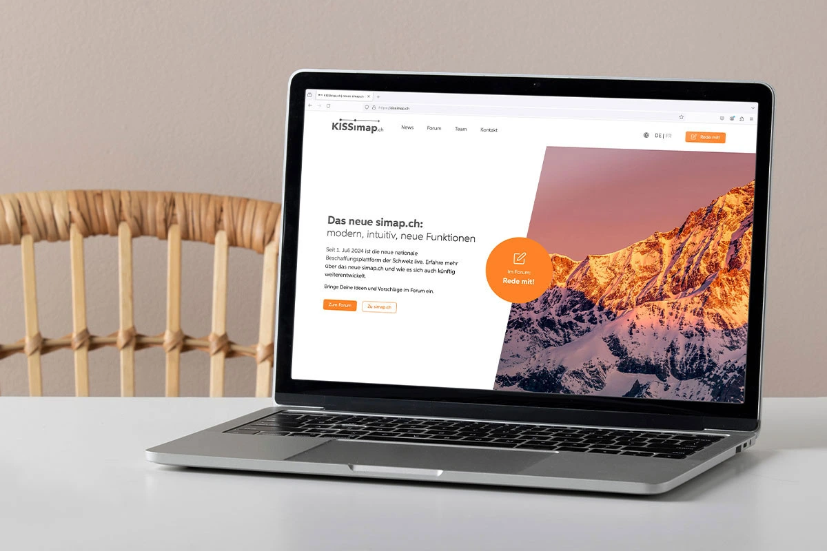 KISSimap.ch – Website und Forum an einem Ort | Projekt der Webagentur aus Thun & Bern