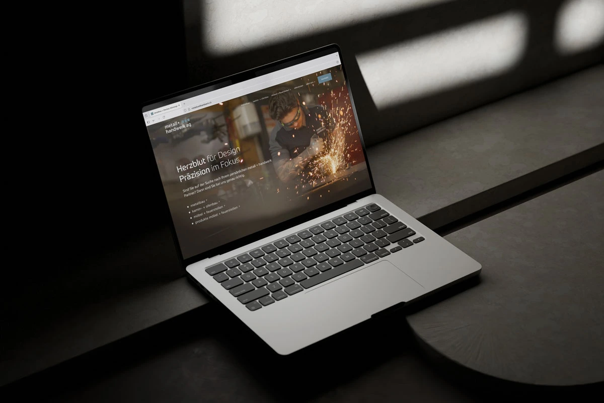 Webauftritt für eine Metallbaufirma