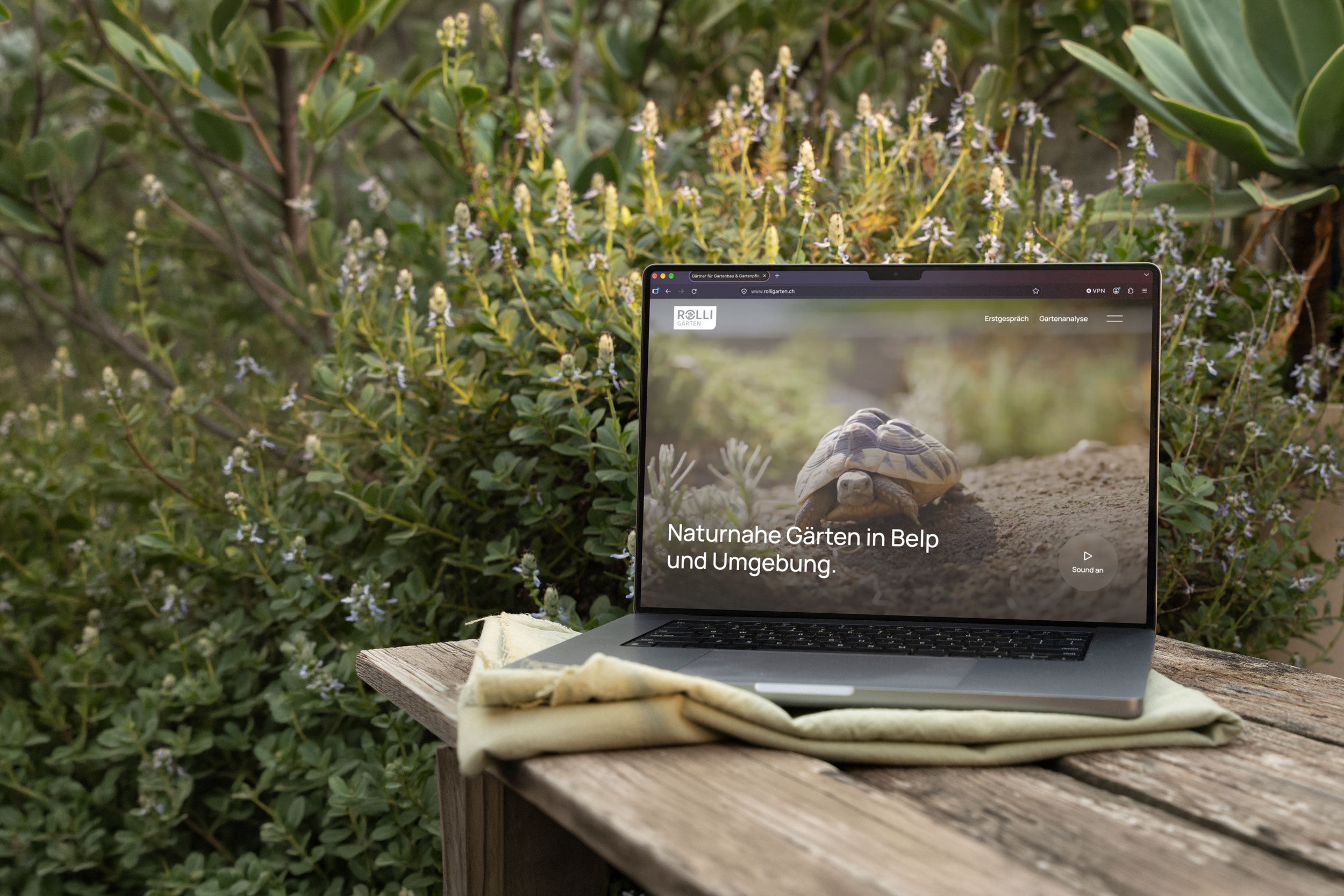 Rolli Gärten GmbH – Neue Website für Gartenbauer | Projekt der Webagentur aus Thun & Bern